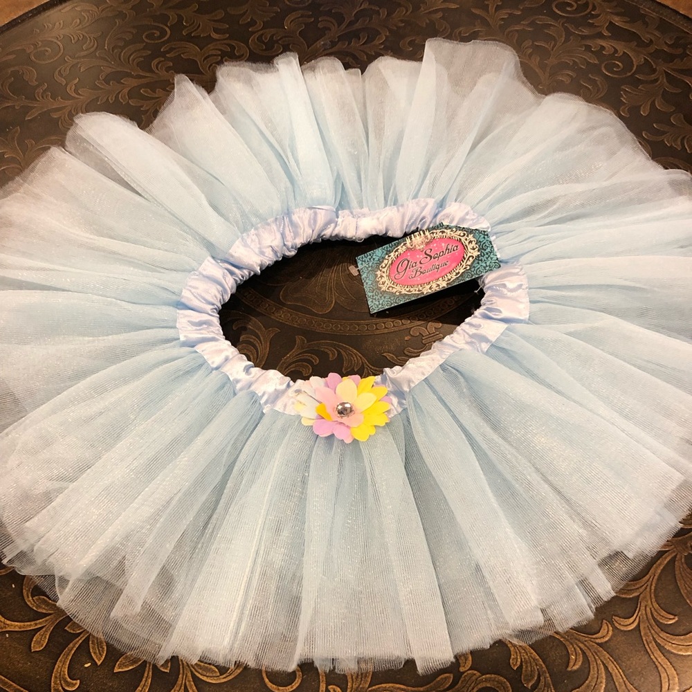 Baby Blue toddler tutu skirt